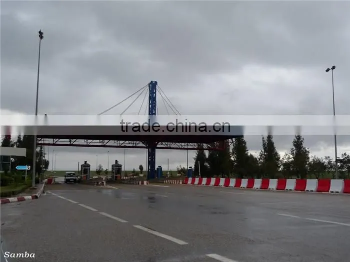 High strength light type steel structure toll station