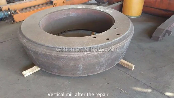 HB350 abrasion resistant hardfacing co2 welding wire for cement mill roller surface repair