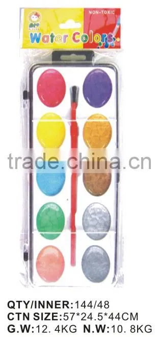 TARGET audited supplier,damp-dry metallic watercolor set