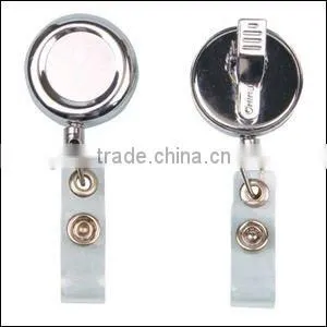 Business Gift Plastic Retractable Badge Holder