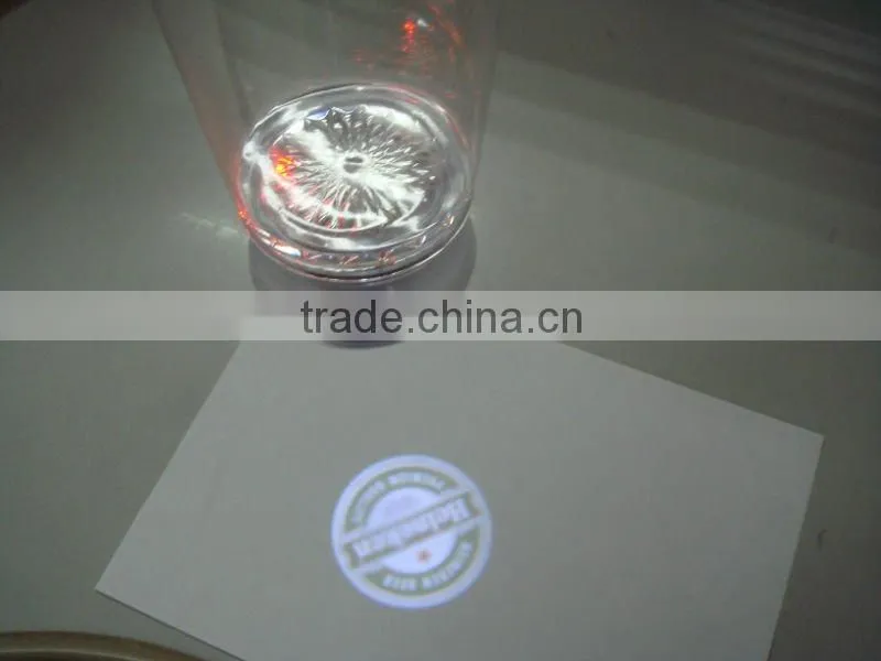 festival party supplies led projector cup,custom logo laser plastic cup for gifts,pub item led logo projector and blinking cup