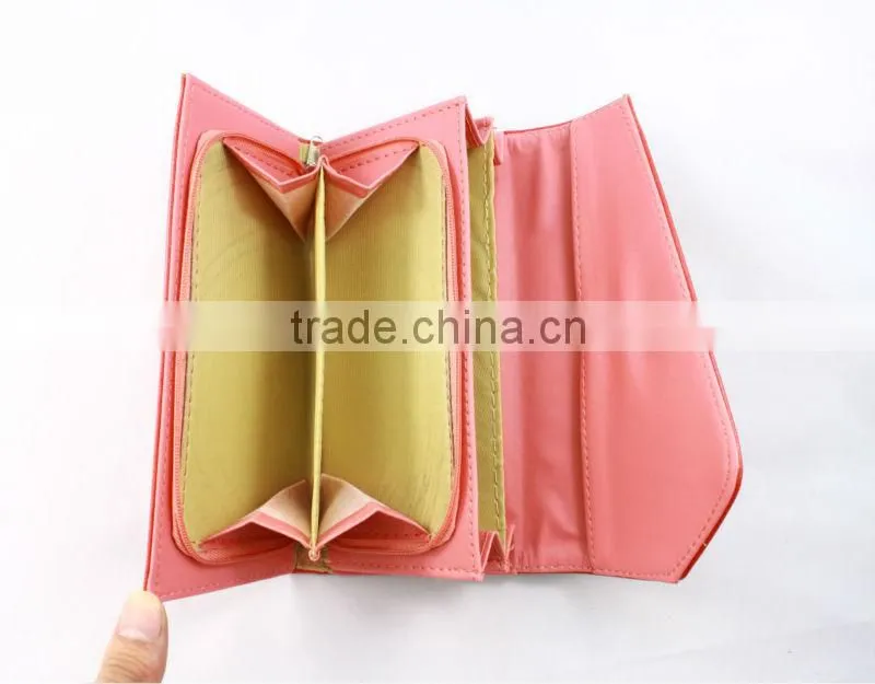 Factory price!Trendy multifuctional PU leather women purse,ladies wallet,women wallet