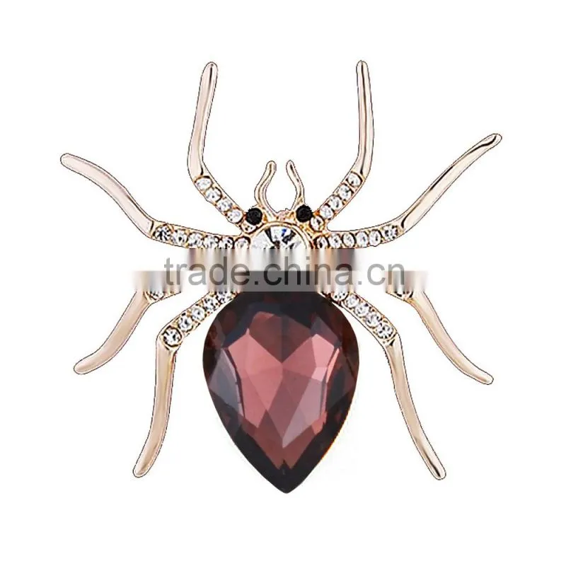 2015 Fashion Rose Gold Lady Cheap Wedding Brooches Realistic Brooch