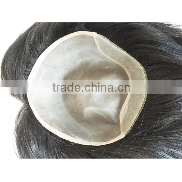 For Black Women Super Thin Skin Toupee Natural Human Hair Womens Toupee Real Hair Toupee