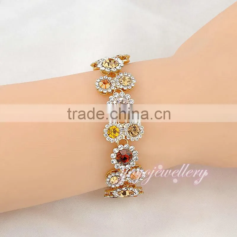 Luxury saudi fake gold bracelet jewelry