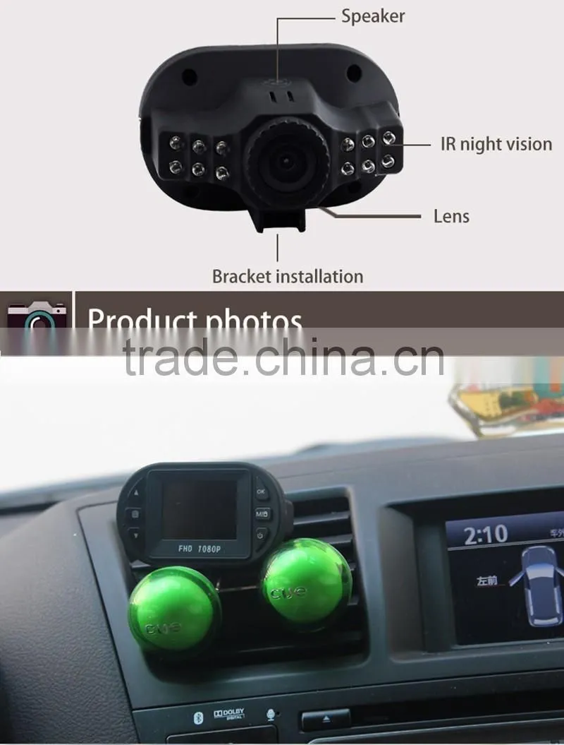 1.5 inches Screen Loop Recording 120 Degree Wide Angle MOV C600 Full HD1080p Car DVR