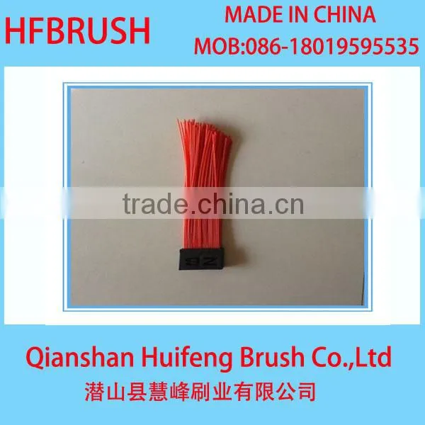 Sweeper brush in tractor
