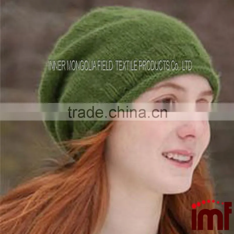 Unisex Beanie Knit Slouchy Brown Hipster Hat