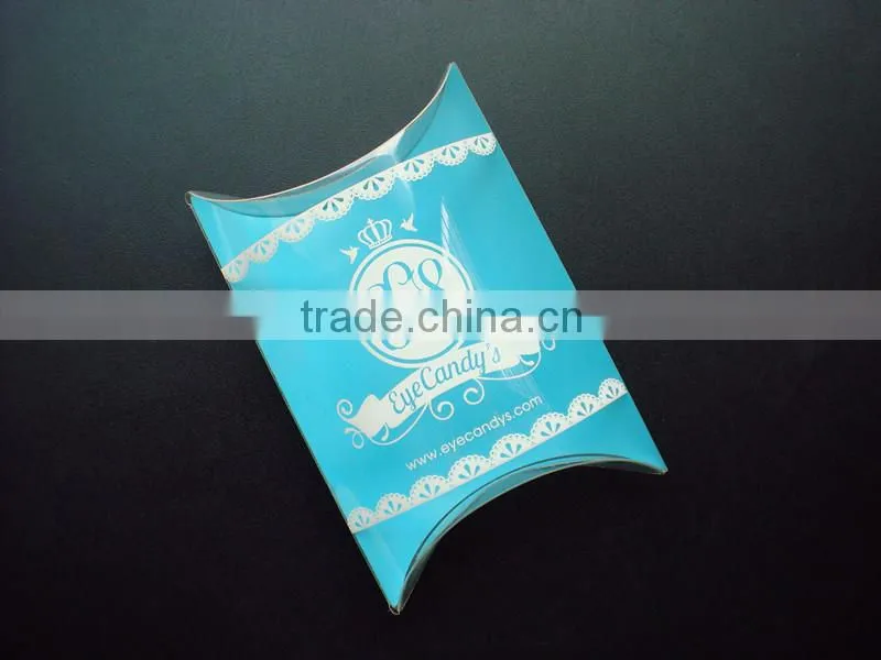 small clear plastic PET pillow box