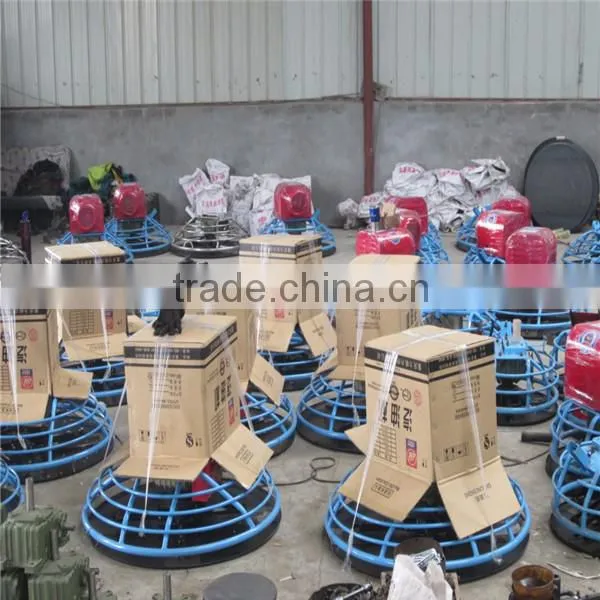 Mini construction equipment gasoline engine walking power trowel skpe:sunnylh3