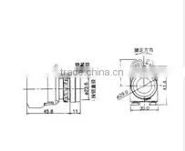 WL128ED-11 self-locking low voltage push button switch
