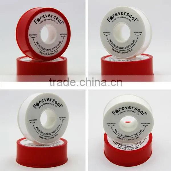 ptfe thread seal tape with white spoll and red cover