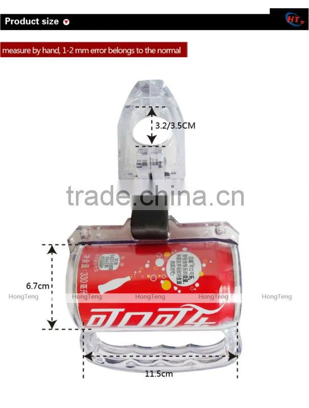 Cola shap bus advertising handle with CE