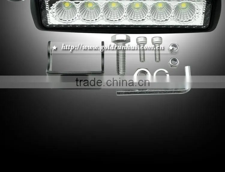 GoldRunhui RH-L0460 High Quality 12v 18w Led Work Light,Led Offroad Work Light