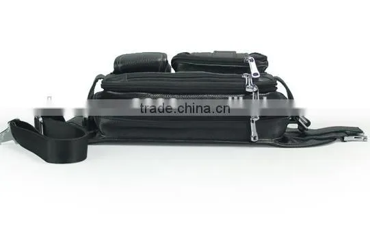 Fashion fanny pack waterproof PU sport waist bag With multi-pockets wholesale in Donguan