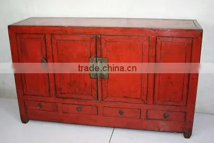 four door four drawer cabinet