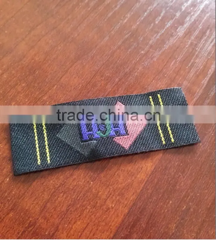 Woven labels with your company logo design customized in china