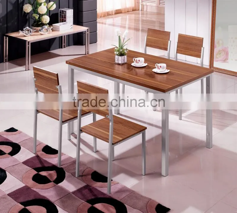 B1228 modern home furniture indoor dining table and chairs