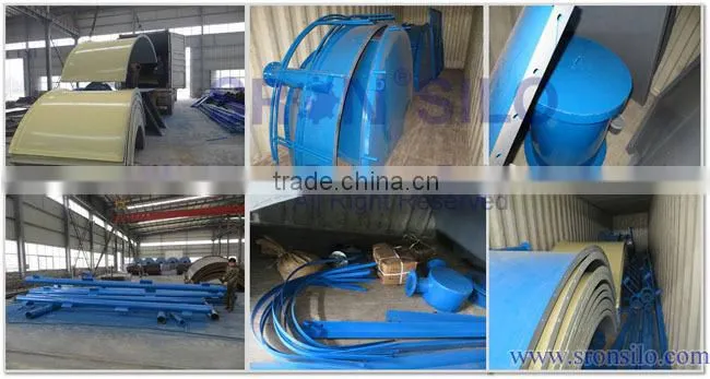 SRON Bolt Assembly 60ton Gypsum Silo Used for Concrete Batching Plant
