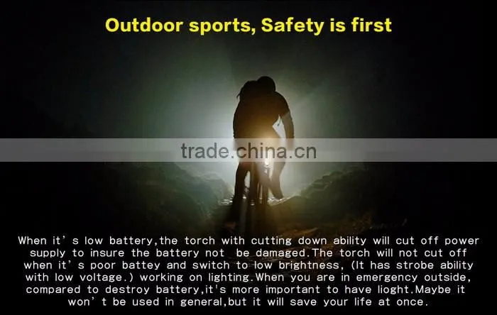Supfire M4-U2 Rechargeable Flashlight 10W led colorful torch