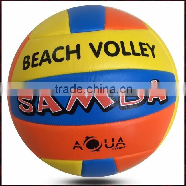 plain white volleyball / outdoor volleyball / pvc beach volley ball