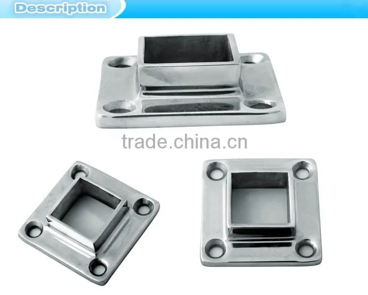 stainless steel handrail floor flange/handrail floor flange FR-11