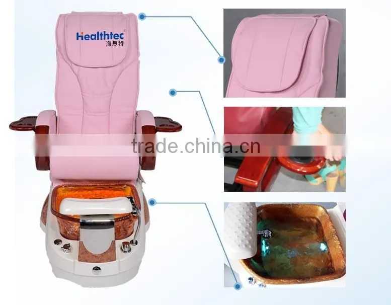 professional pedicure tubs vibrating pipeless pedicure chair with jet