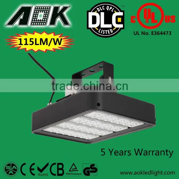 IK10 IP67 TUV DLC UL Certified Photocell High Bay Light Fixture With TM21 Report 62000 Hours Lifespan