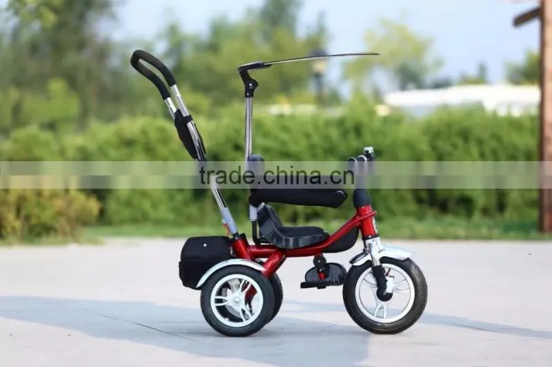 Kids sun cover tricycle, baby tricycle stroller, good quality baby tricycle with more functions