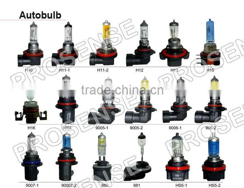 PROSENSE Good Quality High Brightness 12V 70W H7 Car Halogen Headlight