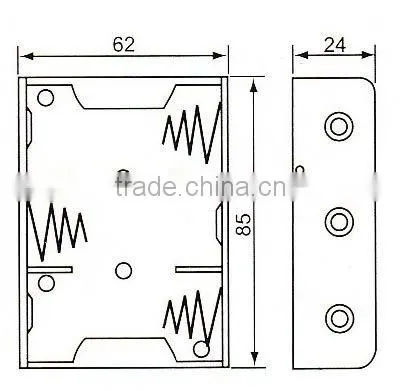 GT3-1807 4.5v battery holder battery holder case high quality battery case