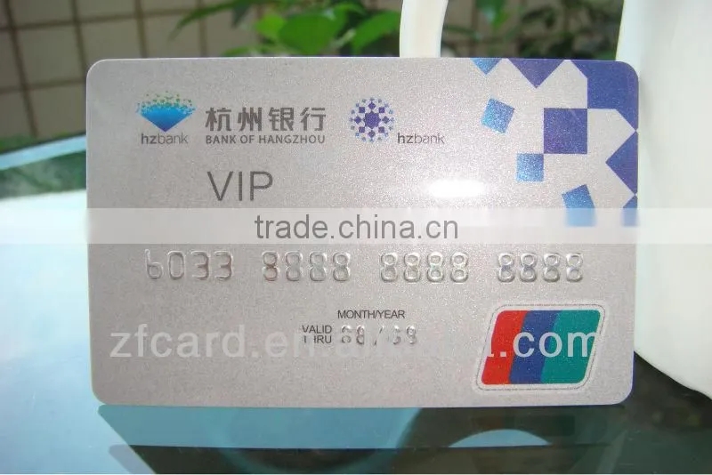 High quality plastic for prepaid card