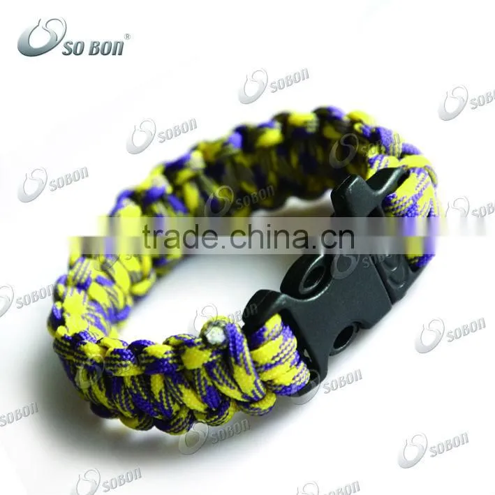 Fashion new colour paracord survival bracelet