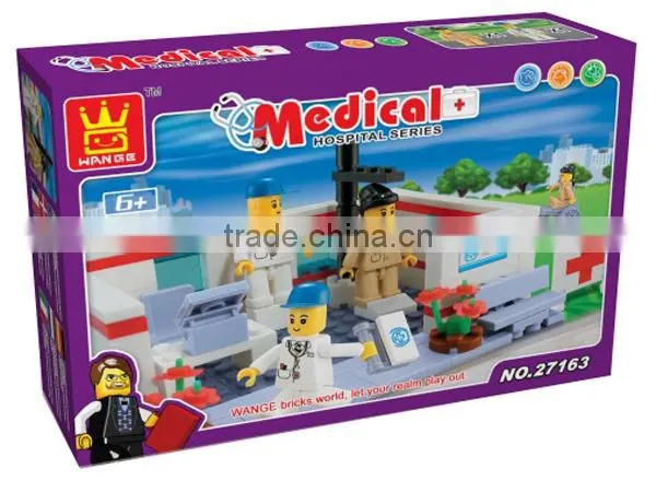 140pcs Medical hospital series DIY Block toy connecting blocks