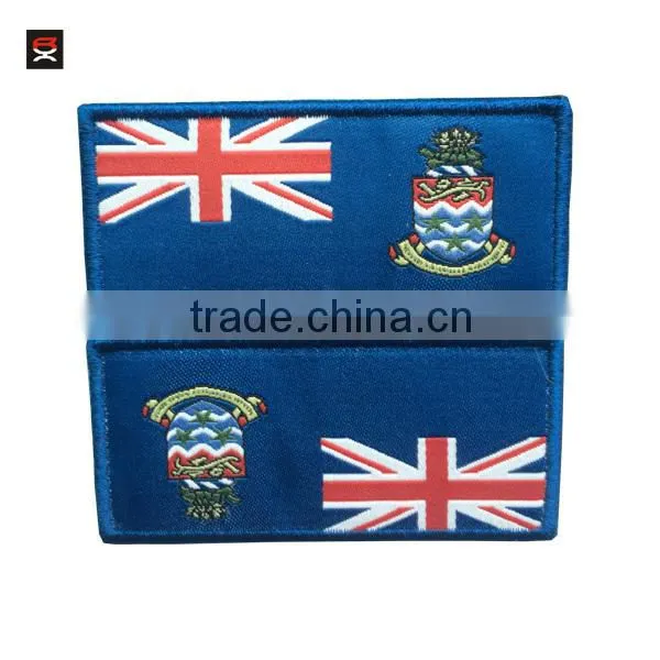 High density woven base flag woven patch