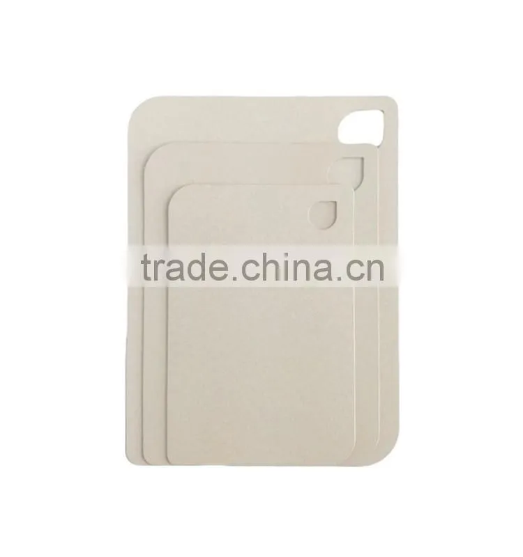 2016 new product rice husk flexible cutting board set