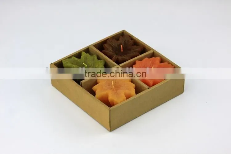 New Christmas Decoration Candle / Snow Flake Shaped Engraved Candle