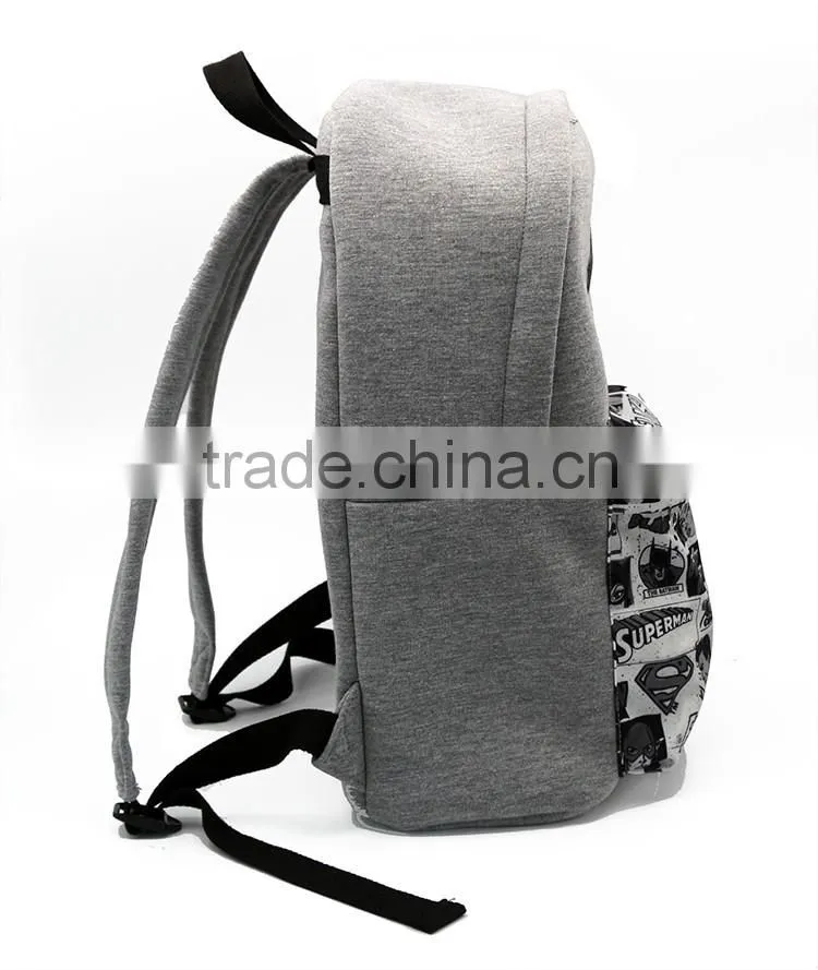 2015 New design neoprene backpack bag, leisure sports backpack