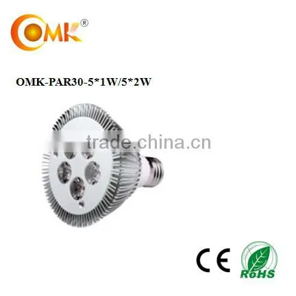5W/6W/7W/8W/9W/10W/12W par30 LED Light Source OMK-PAR30-5*1W