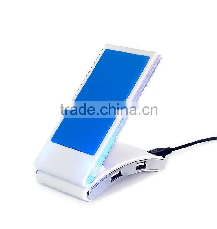 Latest foldable Cell phone holder 4port hub