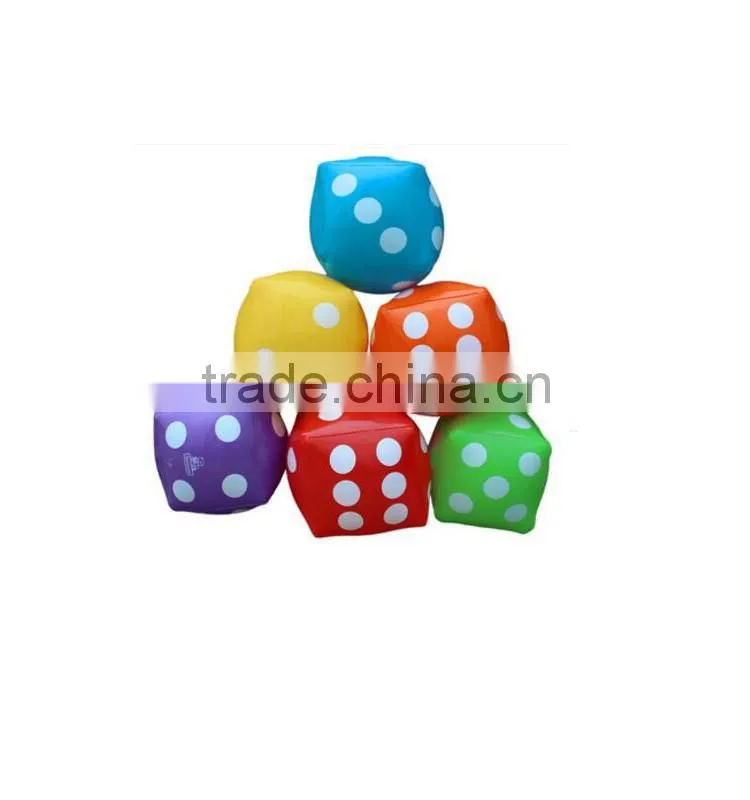 Pvc inflatable dice