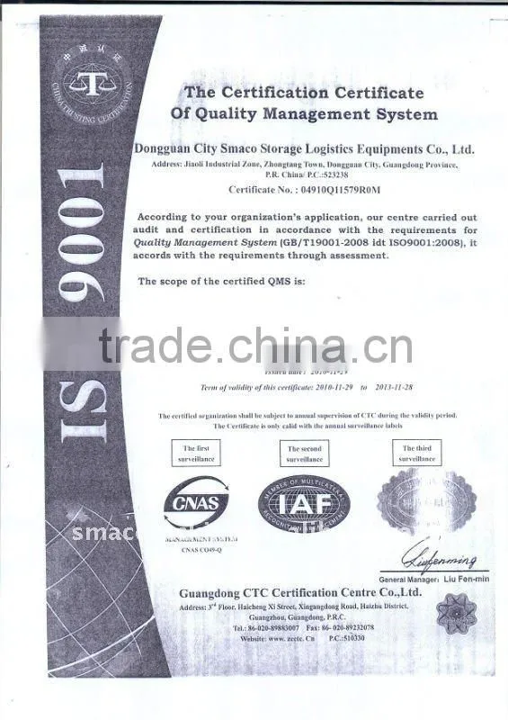 Warehouse steel pallet