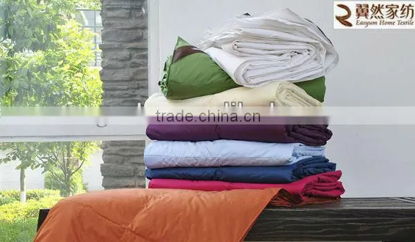 Colorful Cotton Shell Cheap Feather & Down Blanket