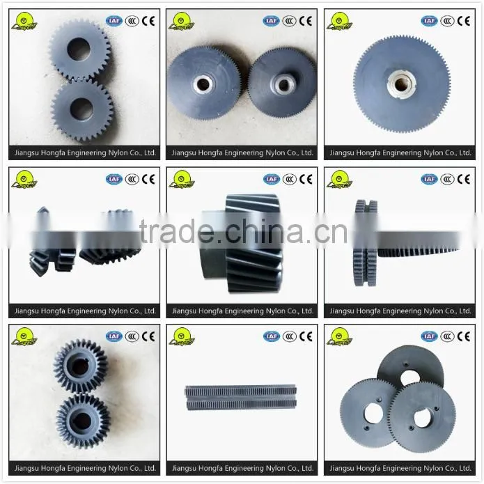 customized cnc nylon gear and rack OEM factory supply