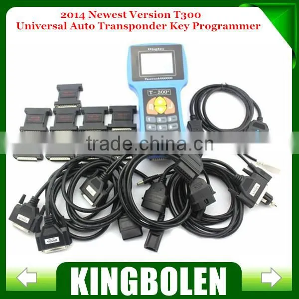 2014 promotion sale T300 key programmer Newest version V14.02 universal car key transponder