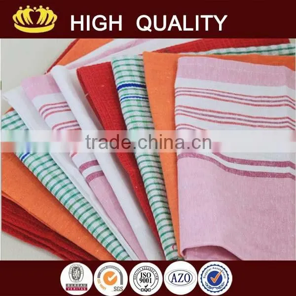 Wholesale promotional cheap custom linen cotton tea towel