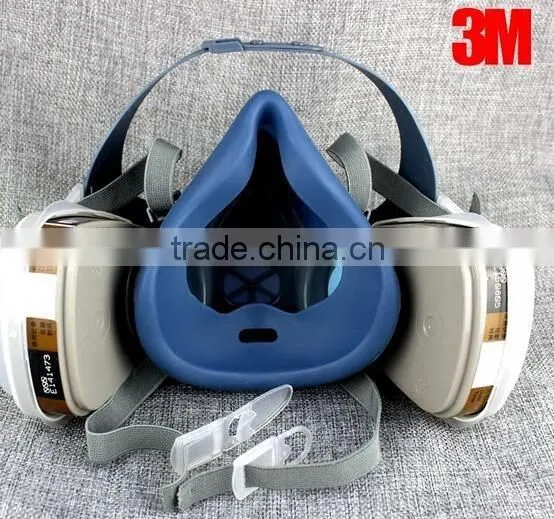 3M 7501 3M 7502 3M 7503 Silicone Half Facepiece Gas Mask Reusable Respirator/Half Respirator Gas Mask