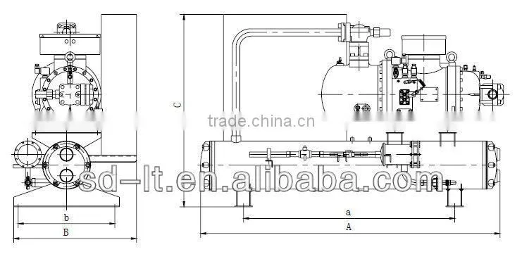 Water Cooled Compressor Racks Condensing Unit (JZHLGS Series with Hanbell Screw Compressor)