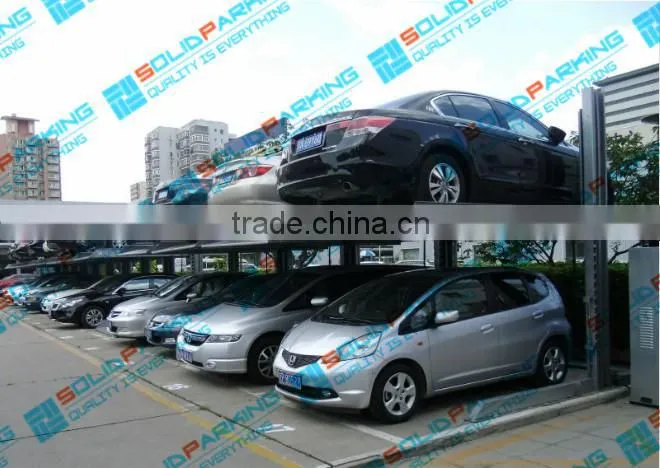 Hydraulic Driven No Power Consumption Position LocksAutomatic Smart Car Parking Lift
