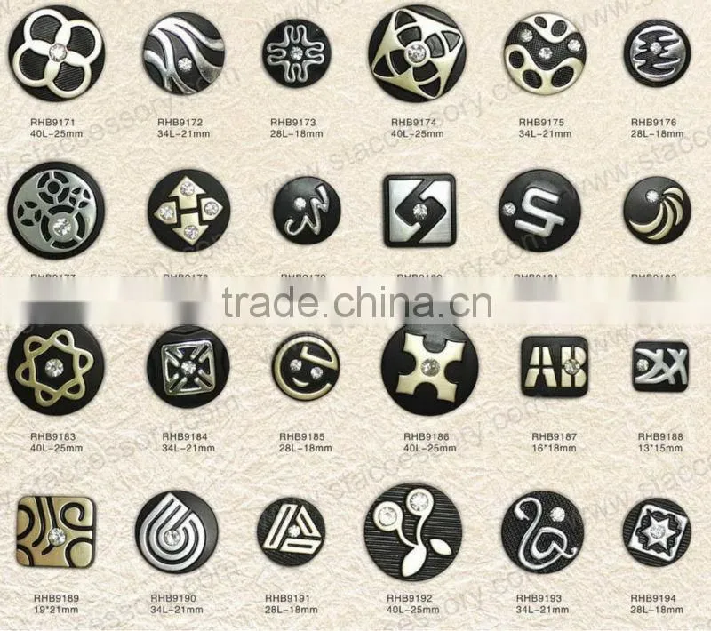 Fashion Diamond Round Rhinestone Button